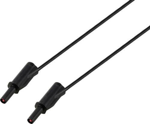 VOLTCRAFT MSB-532 Messleitung 4mm Schwarz, 1m Länge, 2,5mm², CAT IV 600V, 32A - Bild 1