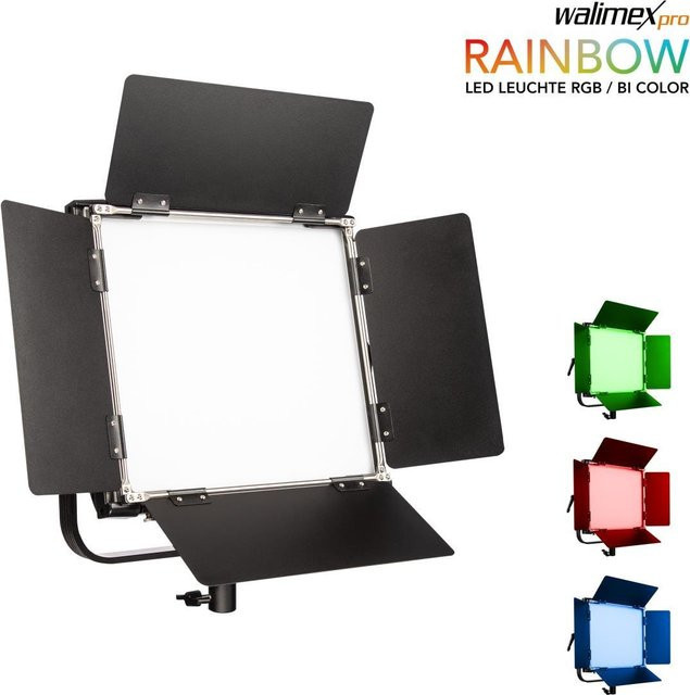 Walimex pro LED Rainbow 50W RGBWW Flächenleuchte in Schwarz - Bild 1