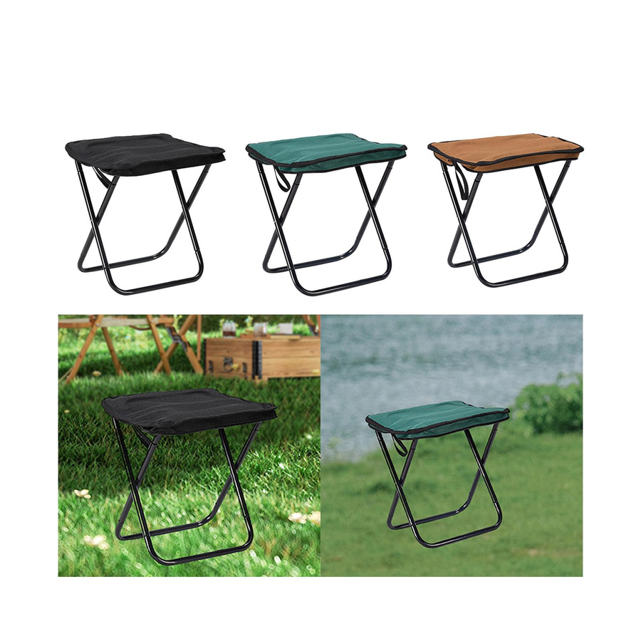 Binchi Outdoor Product Kompakter Campinghocker aus Aluminium und Oxford-Stoff für Erwachsene - Bild 2