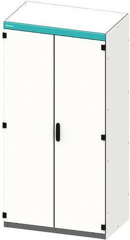 Siemens Schaltschrank aus Stahl in Grau, B/T/H: 100 x 50 x 180 cm - Bild 1