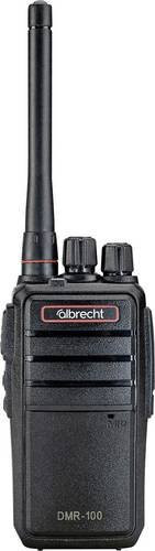 Albrecht DMR-100 29510 PMR-Funkgerät in Schwarz mit USB-C Anschluss - Bild 1