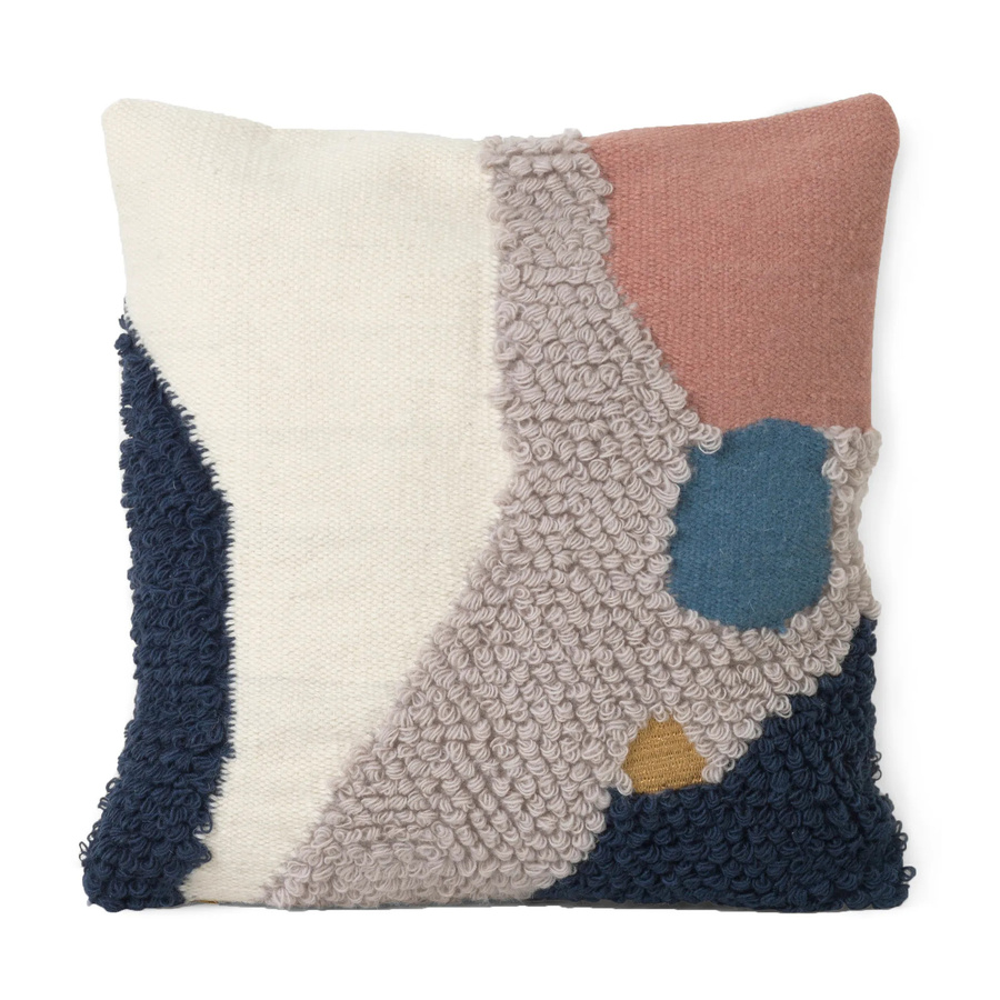 Ferm Living Loop Kissen Landscape B/H: 50 x 50 cm - Bild 1