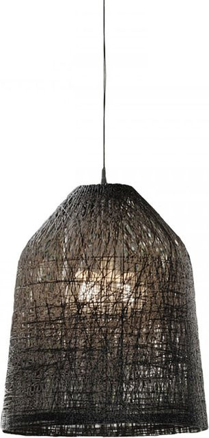 Karman Black Out Piccola Pendelleuchte Schwarz Outdoor aus Fiberglas - Bild 1