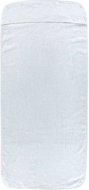 vidaXL Strandtücher 2er Set Weiß B/B: 60 x 135 cm, schnelltrocknend und sandfrei aus Baumwolle und Polyester - Bild 1