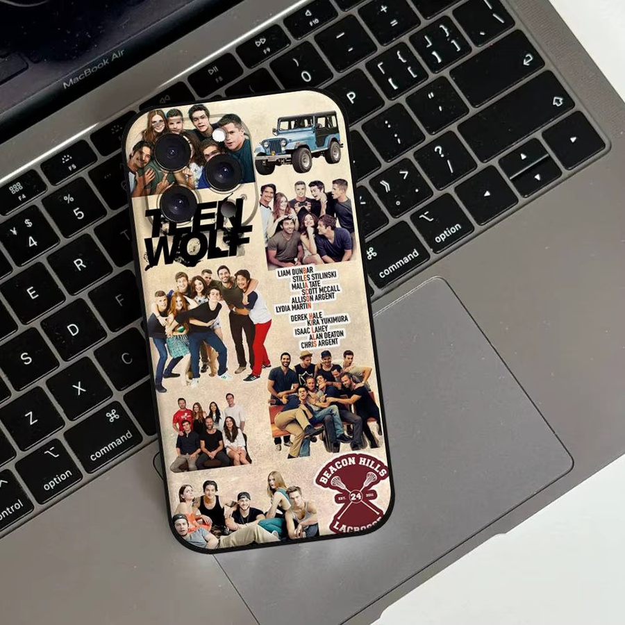 Dylan O'Brien Teen Wolf Handyhülle für iPhone 11 bis 17 Pro Max, weiche Schutzhülle, Schwarz/Mehrfarbig - Bild 4