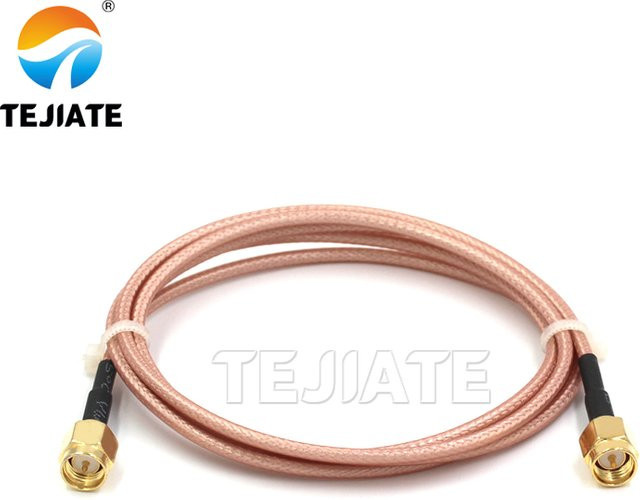 TEJIATE SMA auf SMA Jumper Kabel RG316 mit Goldsteckern 50 Ohm für FPV - Bild 1