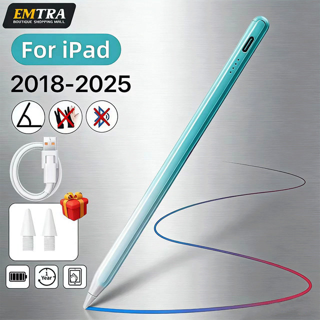 Eingabestift mit Palm Rejection für Apple iPad und Apple Pencil 1. und 2. Generation sowie iPad Pro, Air und Mini - Bild 1