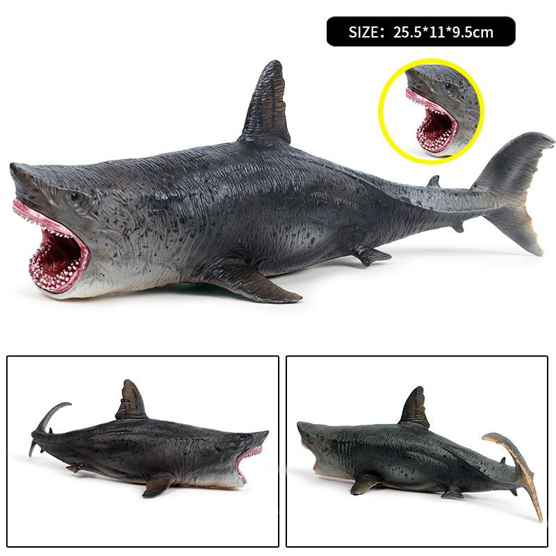 Oenux Savage Marine Sea Life Megalodon Actionfigur Ozeantiere Hai PVC ab 3-6 Jahren - Bild 2