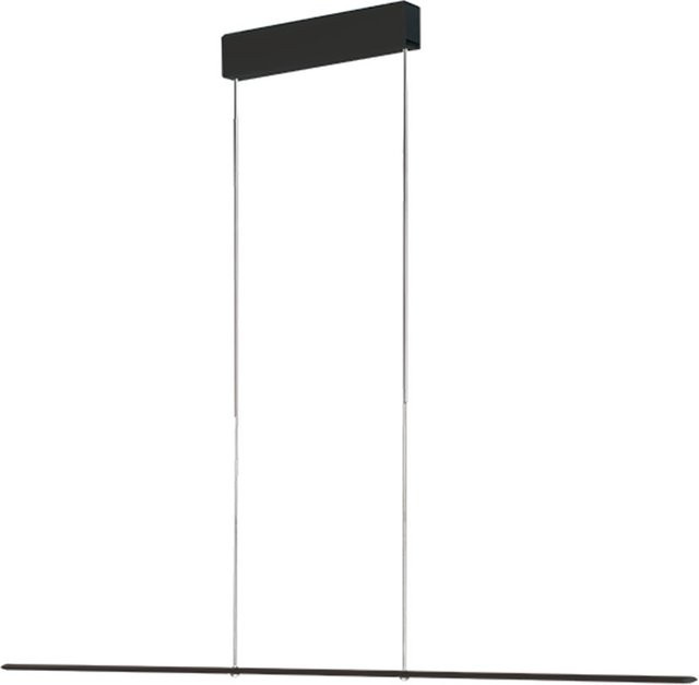Baltensweiler Let D 140 LED-Pendelleuchte in Schwarz eloxiert, dimmbar, warmweiß (2700K), B: 140 cm - Bild 1