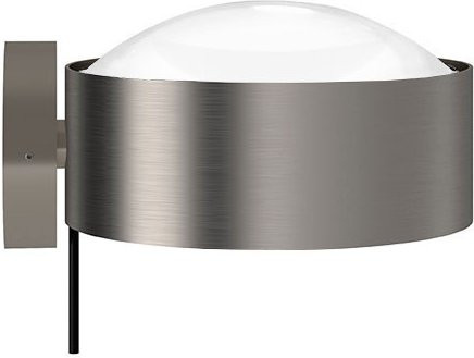 Top Light Puk! 120 Wall Avantgarde LED-Wandleuchte in Nickel matt mit mattem Glas und warmweißem Licht (2700K) - Bild 1