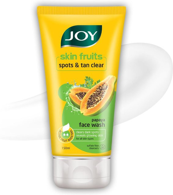 Joy Skin Fruits Spots & Tan Clear Gesichtswaschgel, 150 ml, Vitamin C - Bild 1
