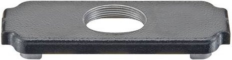 HARTING Montagedeckel 19400249918 Schwarz mit Schraubbefestigung - Bild 1