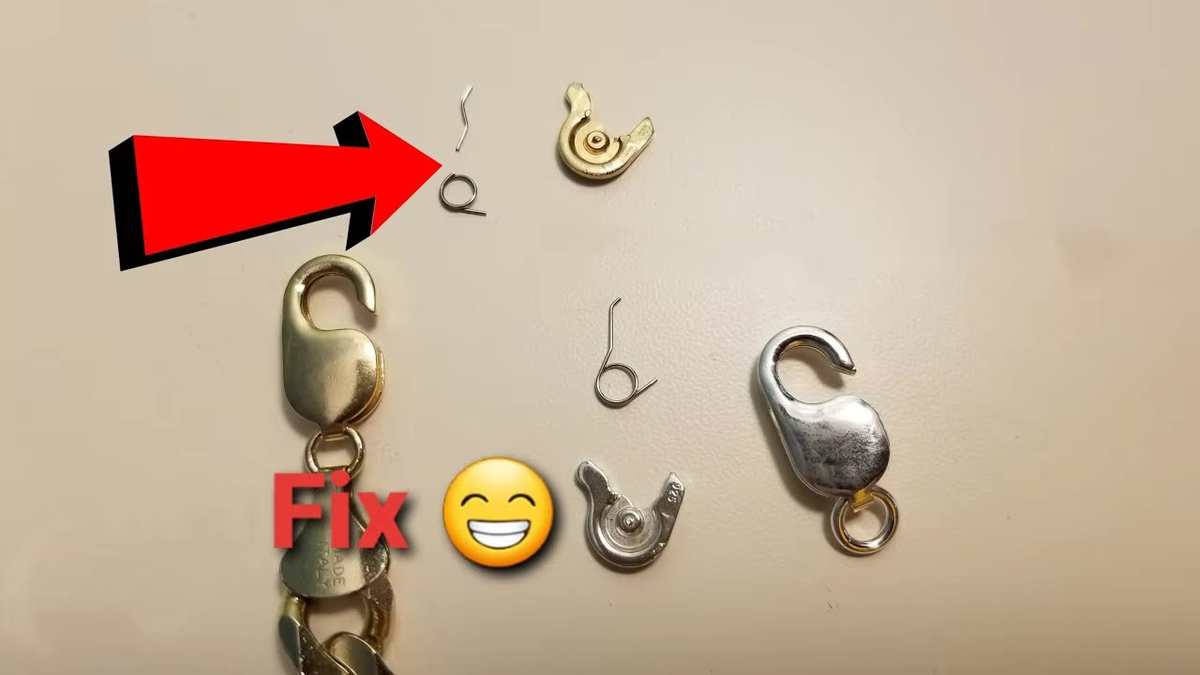 20 Stück FINEWE Karabiner-Verschlüsse aus Edelstahl in Silber mit 0,3 mm Durchmesser für Schmuck und Miniaturarbeiten - Bild 2