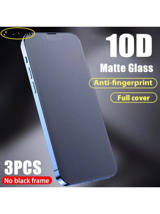 ZMZE Mattes Displayschutz Glas für iPhone 11 bis iPhone 17 Pro Max und XS Max XR Anti-Fingerabdruck - Bild 6