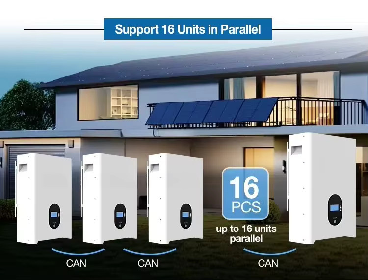 Lithium-Ionen-Phosphat Solarbatterie Lifepo4 Energiespeicher für zu Hause in Blau und Weiß, 51,2 V, 300 Ah - Bild 6