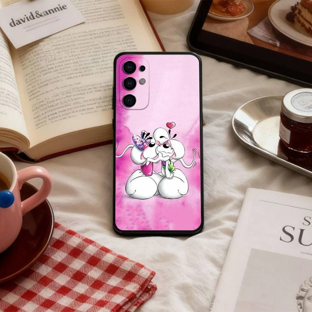 LIEBEVOLL D-Diddl Handyhülle für Samsung Galaxy S25 Ultra, S24, S23, S22, S21, S20, S10, S9, S4, S5, S45, 5G, Plus, Lite, FE in Schwarz - Bild 1