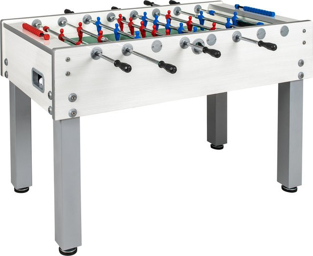 Garlando Outdoor Tischfußball G-500 weiß mit Profistangen - Bild 1