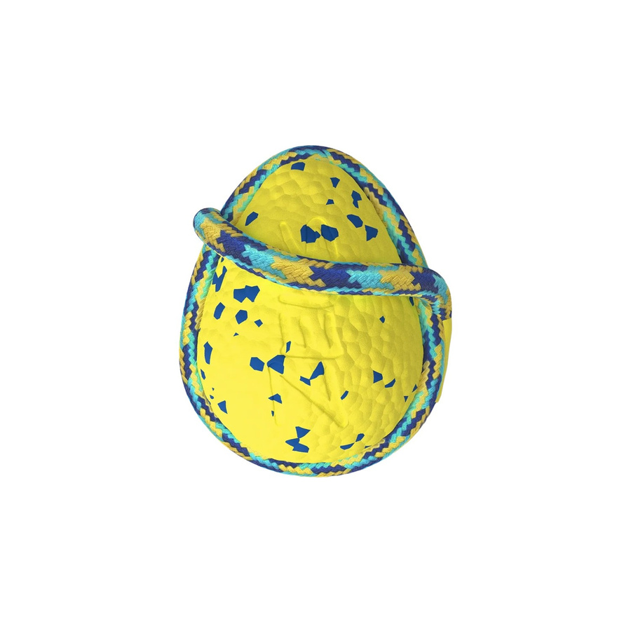 Zeus Hundespielzeug Nitro Schleuderball, Gelb-Blau, 9,2 cm - Bild 2
