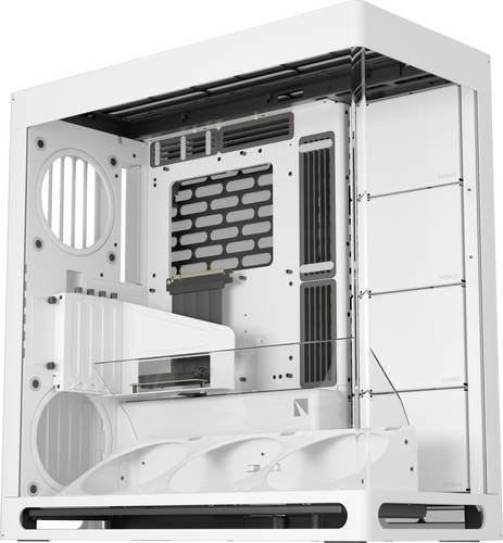 HAVN HS 420 VGPU Gaming-Gehäuse Midi-Tower in Weiß mit Tempered Glass und PCIe 5.0 Riser Unterstützung für E-ATX Mainboards - Bild 1