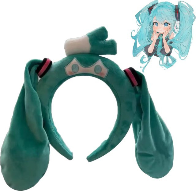 MINISO Hatsune Miku Plüsch-Haarband - Bild 1