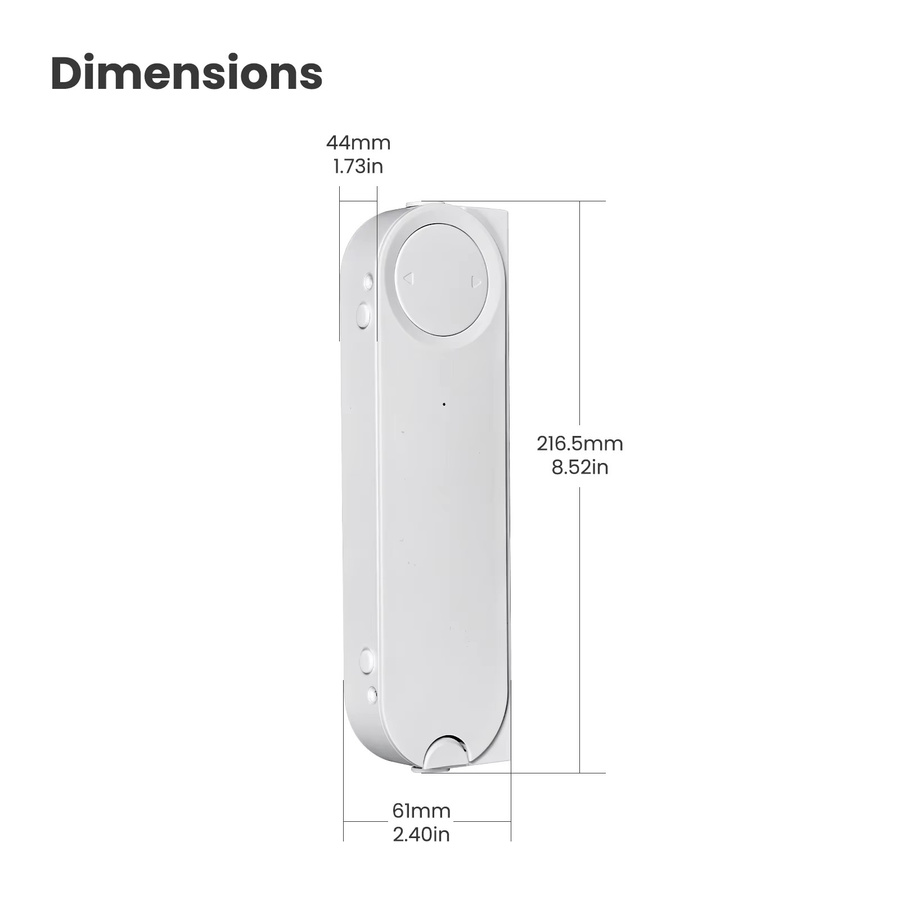 Moes Tuya Zigbee Smart Schiebefenster Automatischer Öffner und Schließer mit Solar-Ladefunktion, Farbe: Weiß, Kompatibel mit Alexa und Google Home - Bild 6