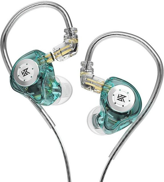 KZ EDX PRO In-Ear HiFi-Headset mit Weizendrahtsteuerung, Dynamisches Ring-Design, Grün - Bild 1