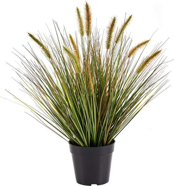 Künstliches Japanisches Lampenputzergras Yuki von Aplanta, Höhe: 58 cm - Bild 1