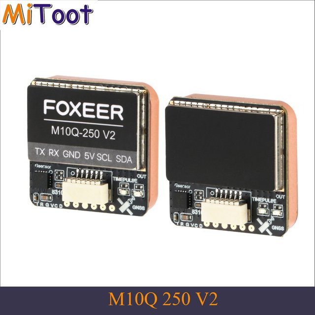 Foxeer M10Q 250 V2 GPS mit IST8310 Kompass Dual-Protokoll in Schwarz für FPV Drohnen - Bild 1