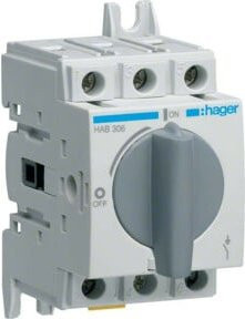 Hager Lasttrennschalter 3P 63A HAB306 grau - Bild 1