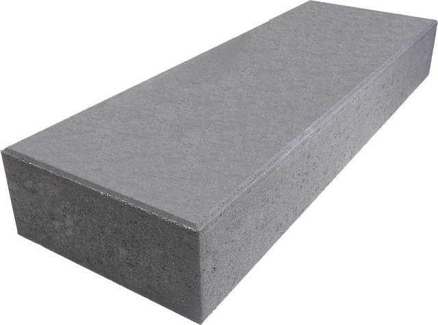 EHL Blockstufe aus Beton in Anthrazit, B/H/T: 100 x 15 x 35 cm - Bild 1