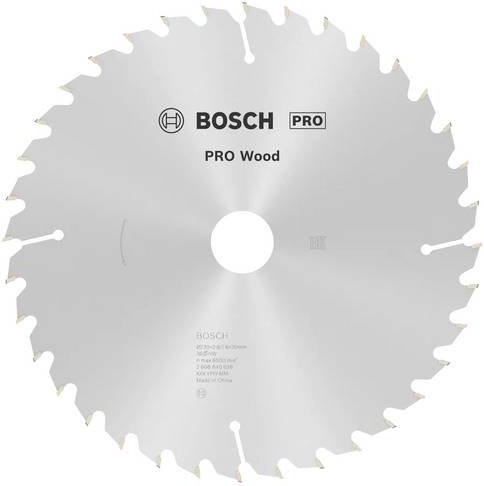 Bosch Optiline Kreissägeblatt Wood für Handkreissägen, Durchmesser: 230 mm, Bohrung: 30 mm, Dicke: 2,8 mm, 36 Zähne - Bild 1
