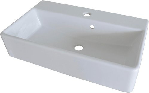 Fackelmann Waschbecken ix! Weiß B/H/T: 60 x 14,2 x 35 cm - Bild 2