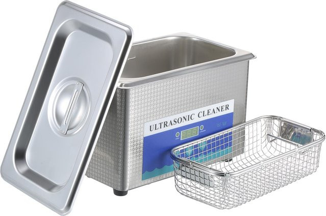 Digitaler Ultraschallreiniger mit Entgasungsfunktion in Silber, 900 ml - Bild 1