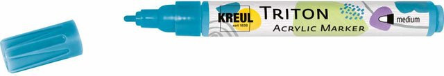 KREUL Triton Acrylmarker Medium in Türkisblau mit einer Strichstärke von 1-3 mm - Bild 1