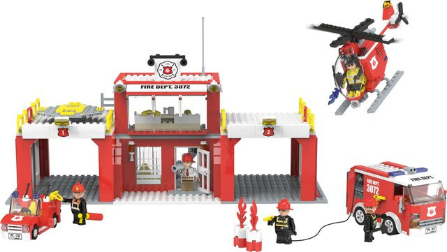 PLAYTIVE CLIPPYS Set L Feuerwehrstation - Bild 1