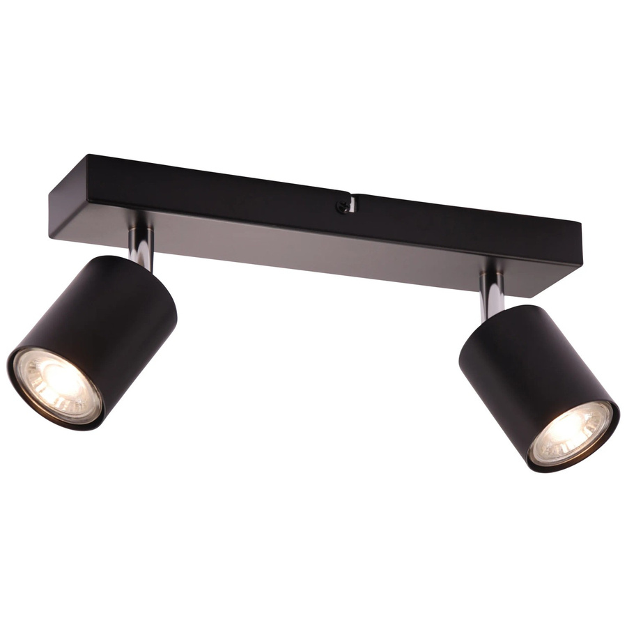 Brilliant LED-Deckenstrahler Taio 2-flammig Schwarz Metall B: 35,5 cm - Bild 2