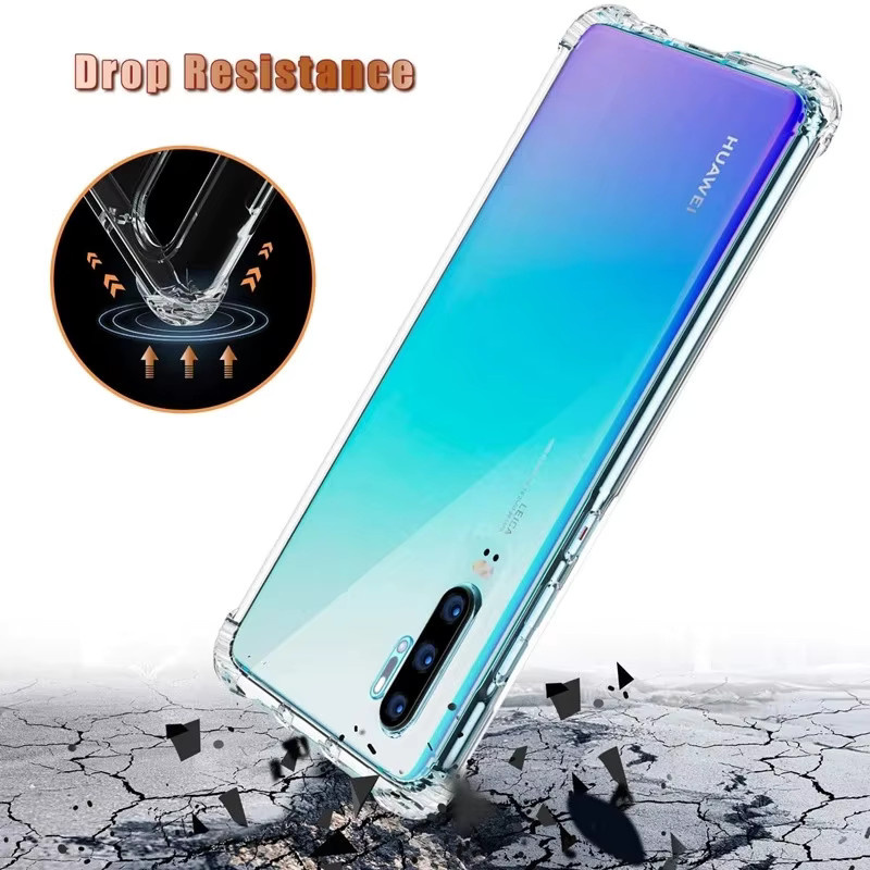 Transparente TPU-Hülle für Huawei P70 Pro, P60, P50, P40 Pro und Pura 70, stoßfeste und ultradünne Handyhülle in Transparent - Bild 3