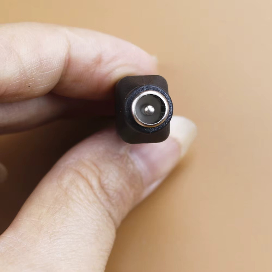 JCD DC Buchsenadapter auf DC Stecker Stromadapter, Schwarz - Bild 2