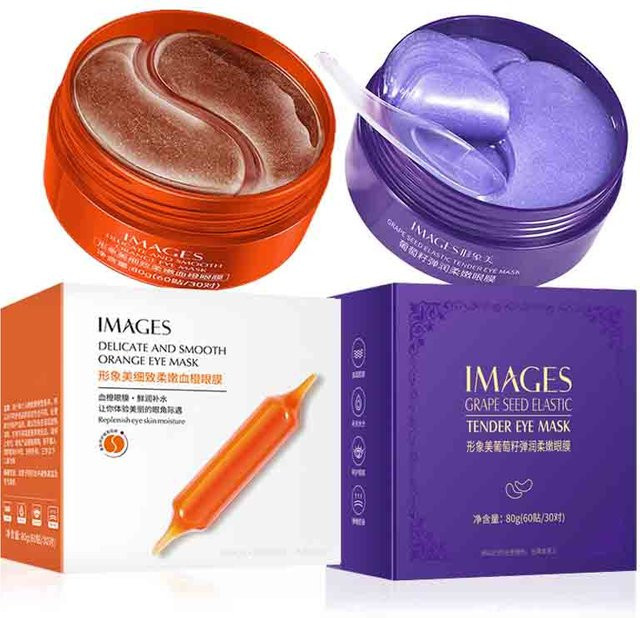 BIOAOUA Augenmaske mit Vitamin C und Kollagen, 60 Stück, Unisex - Bild 1