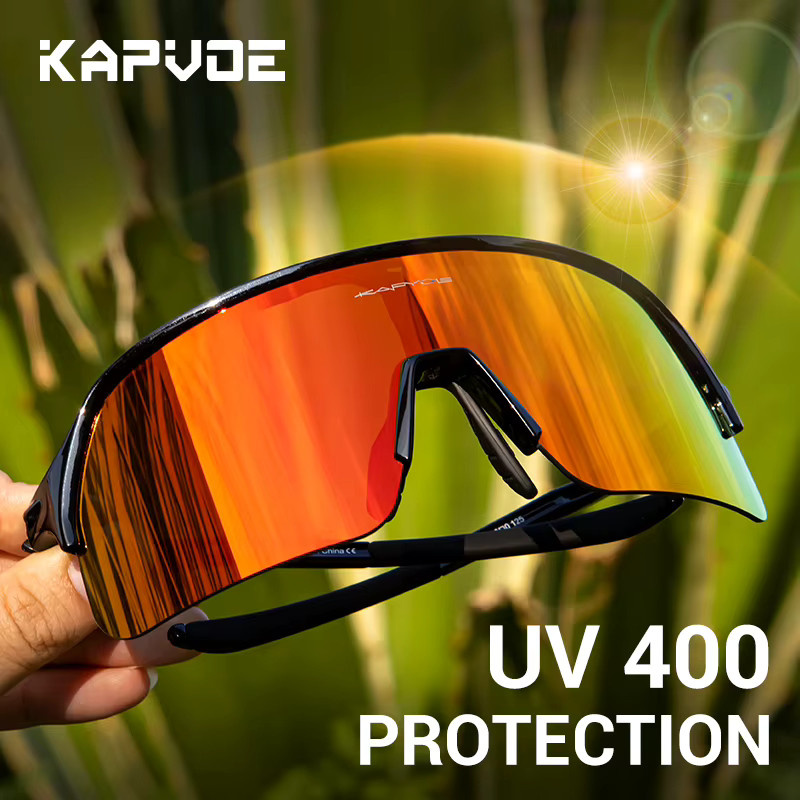 KAPVOE Sonnenbrille Sport, Vollrand, Unisex, Kunststoff - Bild 3