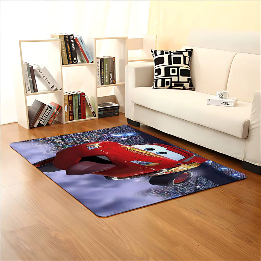 Beast Kingdom Cars Lightning McQueen und Mater Anti-Rutsch-Fußmatte für Kinder, rechteckig, Multicolour, B/T: 60 x 40 cm - Bild 2