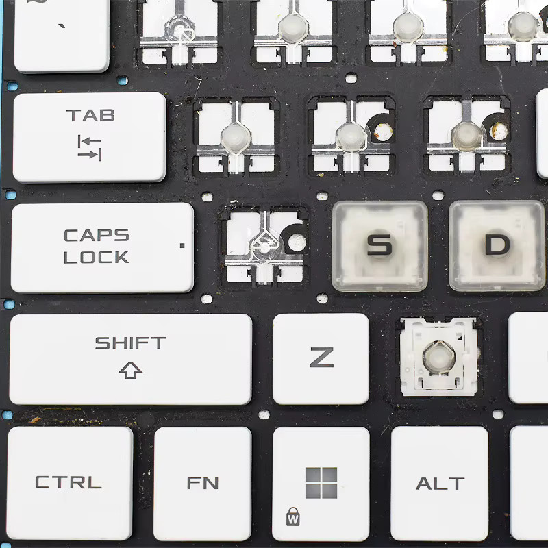 Asus Tastatur-Tastenkappe mit Scherenscharnier-Schlüsselrahmen für TUF Gaming FX507 FX517 A15 F15 FA507 FA507RC FA507RE A17 FA707 F17 FX707 FX707ZC - Bild 4