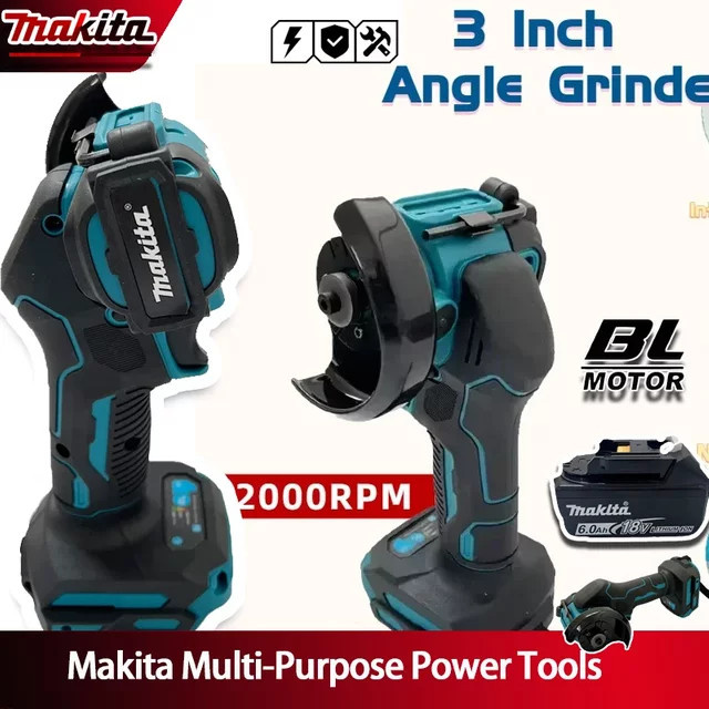 Makita 3-Zoll Mini-Winkelschleifer kabellos 20V Akku LXT Schneidwerkzeug - Bild 1