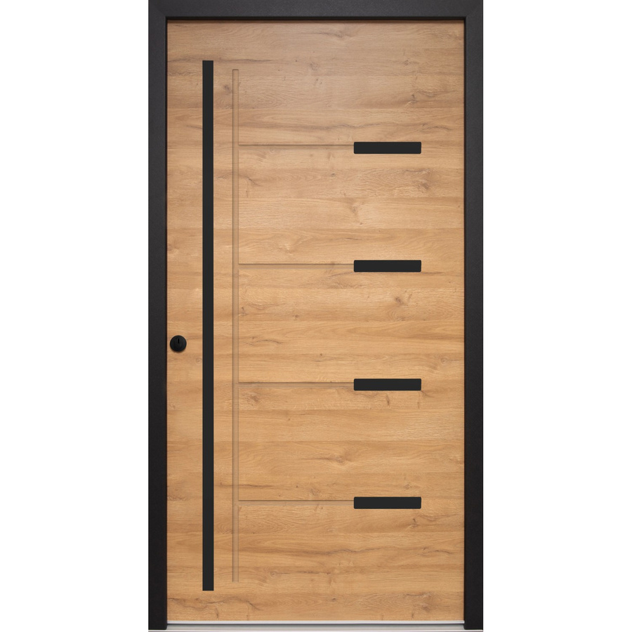 Splendoor Sicherheitshaustür Thermospace Oslo Prime RC2 mit Glaseinsatz in Braun oder Schwarz, B: 110 cm, H: 210 cm - Bild 2