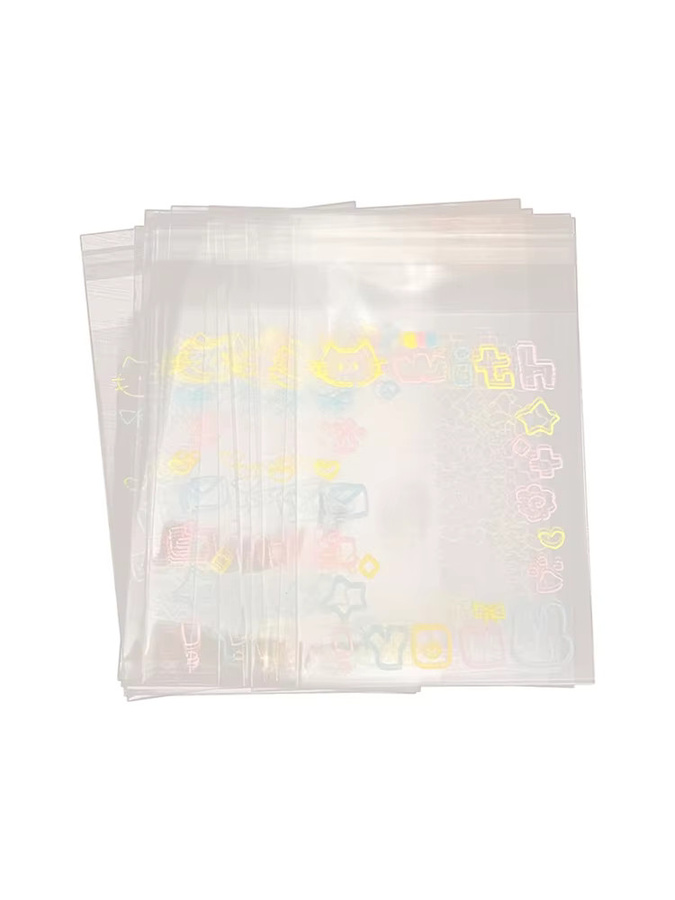 50 Stück transparente selbstklebende OPP-Beutel zum Schutz deiner Kpop Idol Fotokarten - Bild 5