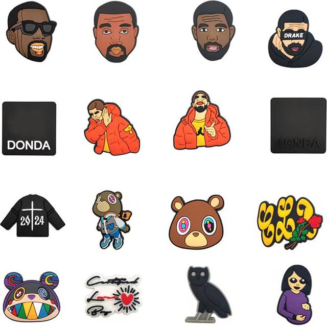 Kanye Ye Ye Serie Schuhanhänger, 16 Stück, Kinder - Bild 1