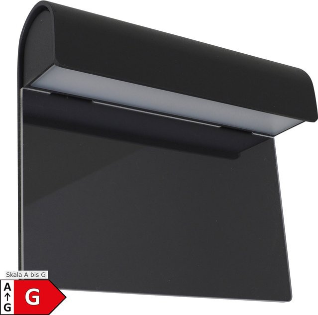 Näve LED Außenwandleuchte NOMBUS modern in Schwarz - Bild 1