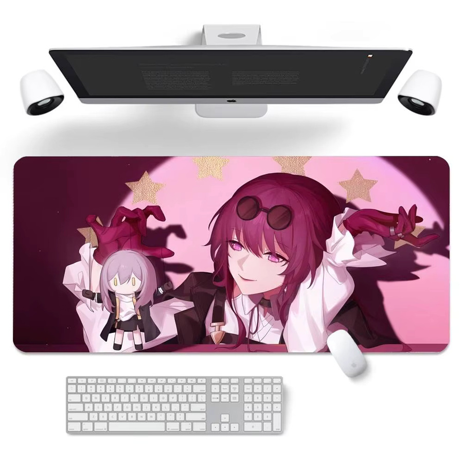Kafka Honkai Star Rail Gaming Mauspad Sakura Anime Deskmat, Mehrfarbig - Bild 7