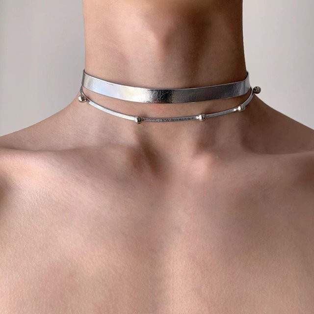the BAY Herrenkette Starburst Doppelschicht, Unisex, gray - Bild 1