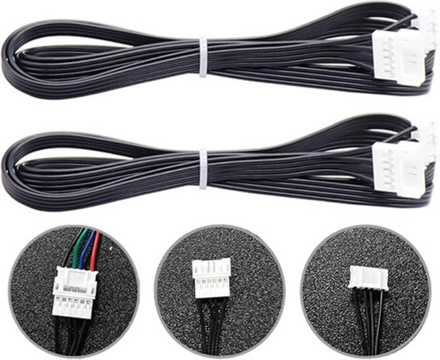 Schrittmotor Verlängerungskabel für Extruder, passend für Ender3 v2 und CR10, Länge: 100 cm - Bild 1